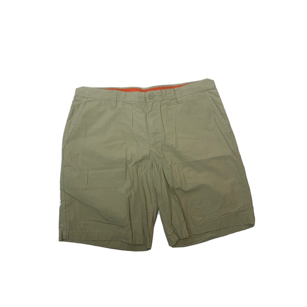 Columbia Mens Shorts Size 38x10 Beige 100% Cotton‎ Outdoor Casual Shorts